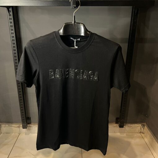 BALENCIAGA BLACK TSHIRT RUBER PATCHE