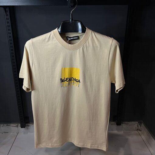 BALENCIAGA SKIN TSHIRT YELLOW PRINT