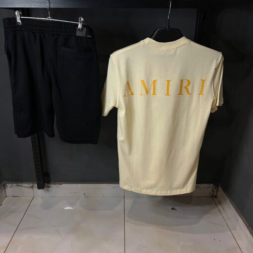 AMIRI MA Logo Cotton Graphic Short Set - Image 2