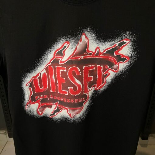 Diesel graphic-print cotton T-shirt - Image 2