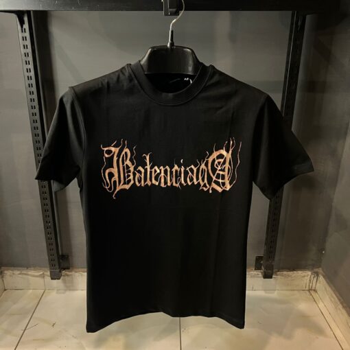 Balenciaga Heavy Metal Black T-Shirt