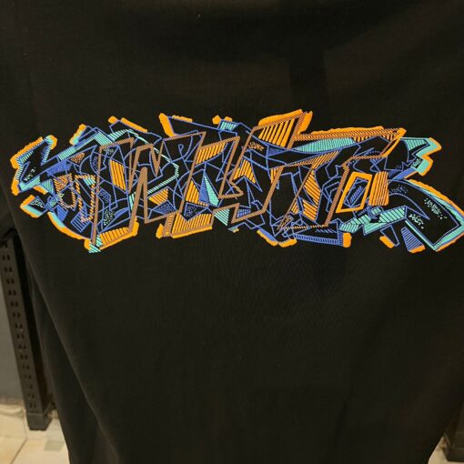 Offwhite Graffiti Letter Black Tshirt - Image 3