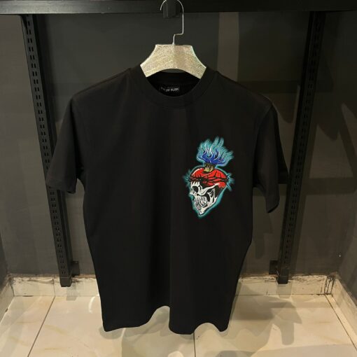 Philipp Plein tattoo-print cotton T-shirt - Image 3