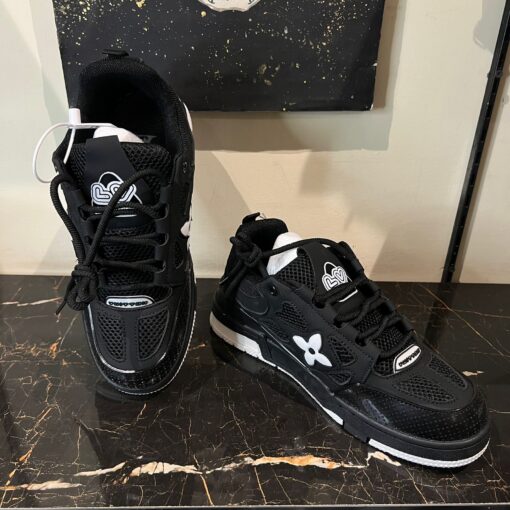 Louis Vuitton Trainer 54 White Black Sneaker - Image 3