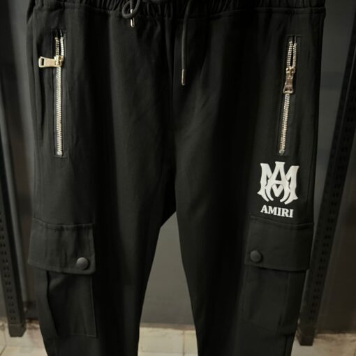 AMIRI BLACK TROUSER WHITE PRINT - Image 3