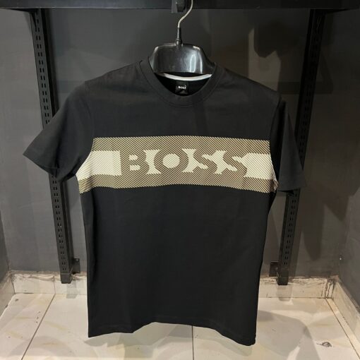 BOSS logo-print cotton T-shirt