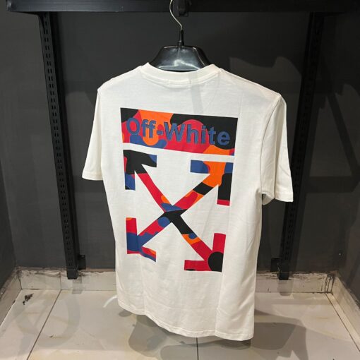 OFFWHITE MULTI PRINT WHITE TSHIRT - Image 2