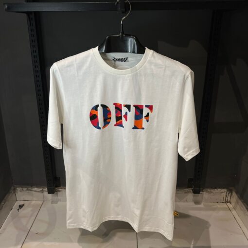 OFFWHITE MULTI PRINT WHITE TSHIRT