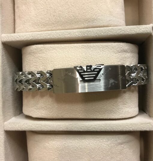 Mens Chunky Silver Emporio Armani Bracelets