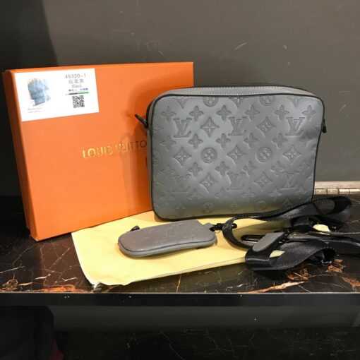 Real Leather Louis Vuitton Duo Bag Grey Color From Suplook - Image 3