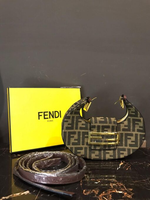 FENDI MINI COOKIE SHOULDER BAG