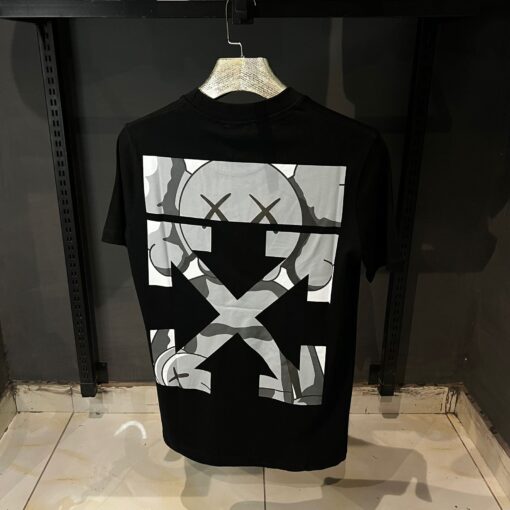 OffWhite Caravaggio Arrows Logo Black T-Shirt - Image 2