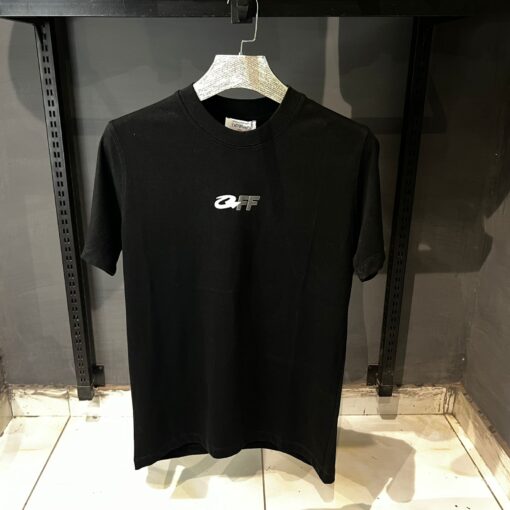 OffWhite Caravaggio Arrows Logo Black T-Shirt