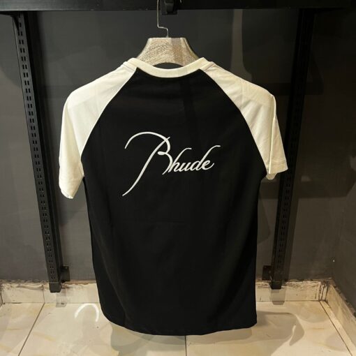 RHUDE logo-embroidered raglan T-shirt - Image 2