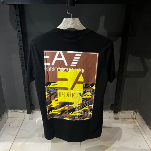 Emporio Armani Black T-shirt Ea7 Graphic - Image 3