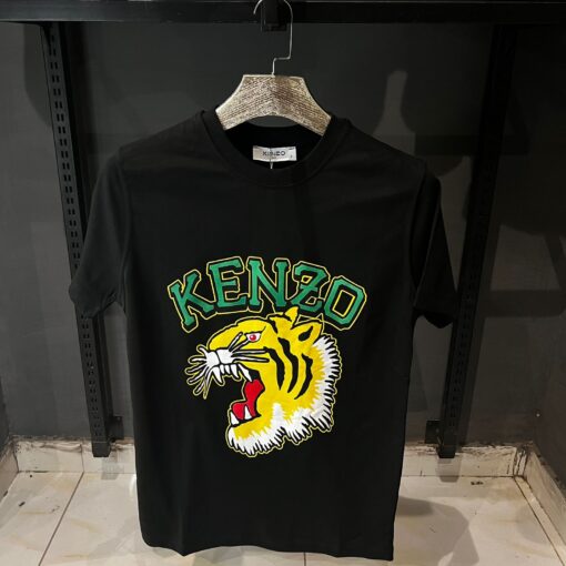 Kenzo Tiger Varsity Black T-Shirt