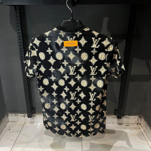 LOUIS VUITTON ALL OVER BROWN PRINTED SHIRT - Image 2