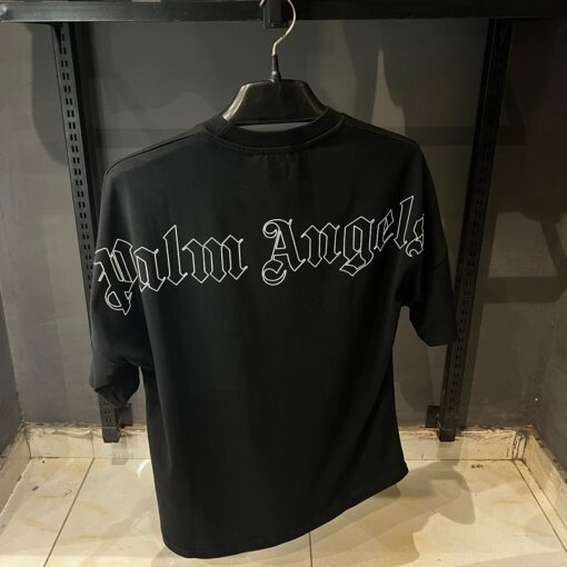 Palm Angels PA Logo Embroidered Over Sized Tshirt - Image 2