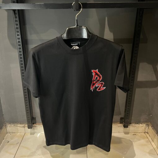 Dsquared2 Black Devil Print TShirt