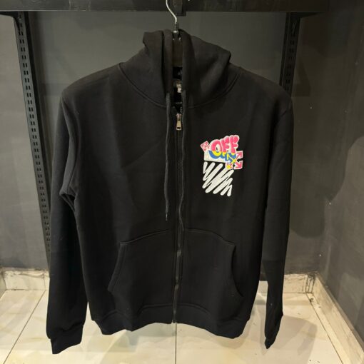 OFF WHITE Mix Black Over Sized Hoodie