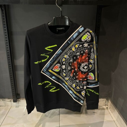 DOLCE AND GABBANA Regalia-Print Sweatshirt