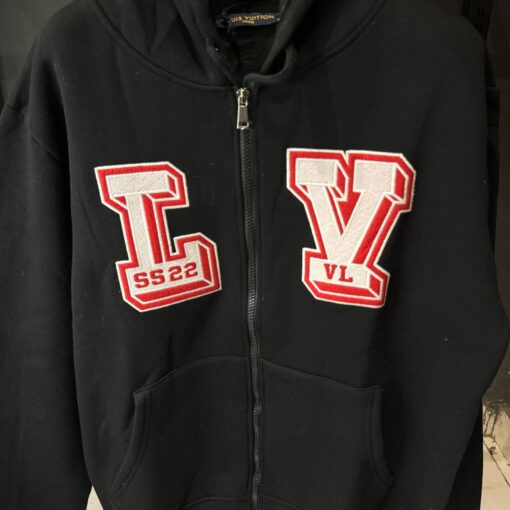 Louis Vuitton Graphic Intarsia Cotton Hoodie - Image 2