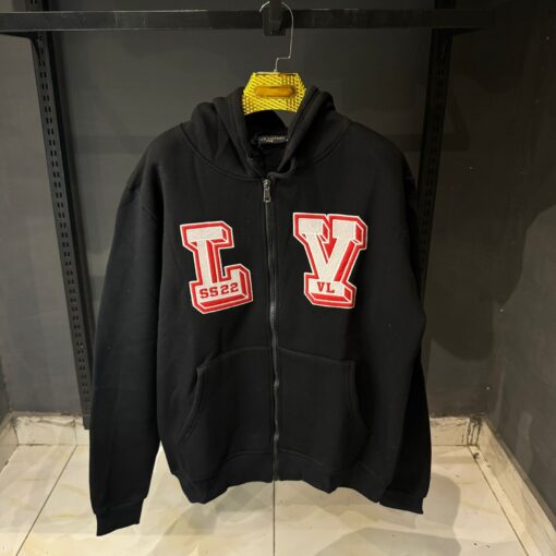 Louis Vuitton Graphic Intarsia Cotton Hoodie