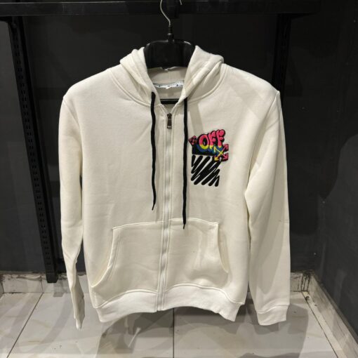 OFF WHITE Mix White Over Sized Hoodie