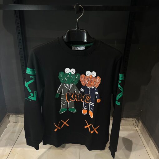 OffWhite X Kaws Sweatshirt Back