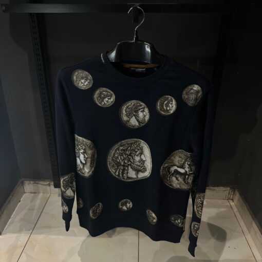 Dolce And Gabbana Ancient Coins Printe sweatshirt