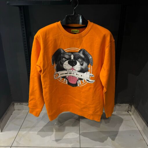 MARKET Beware Crying Mens Orange Sweatshirt (ORIGINAL)