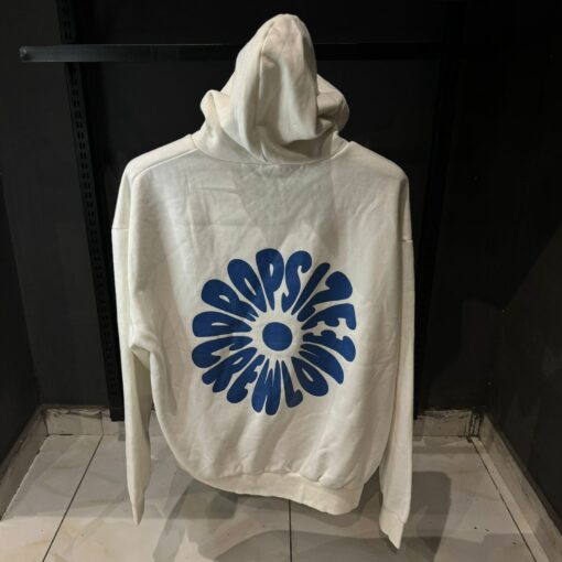 Dropsize Blue Pressed Flower Hoodie(ORIGINAL) - Image 2