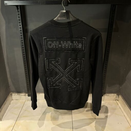 Off white Black Arrows Embroidered Sweatshirt - Image 2