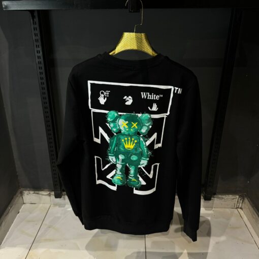 Off white Tornado Arrow Black Sweatshirt - Image 2