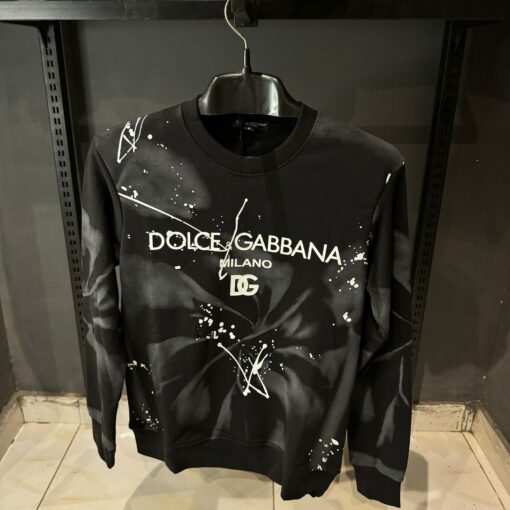 Dolce And Gabbana Black DG Sweatshirt