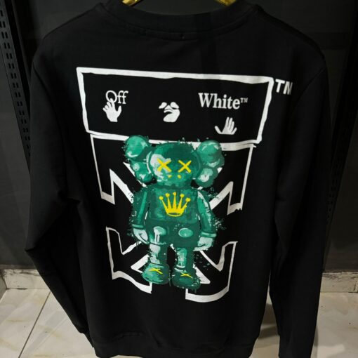 Off white Tornado Arrow Black Sweatshirt - Image 4