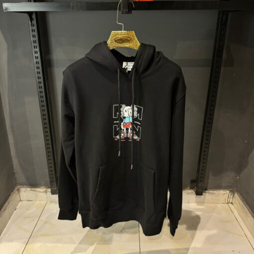 Off White Kaws x Uniqlo UT Graphic Black Hoodie