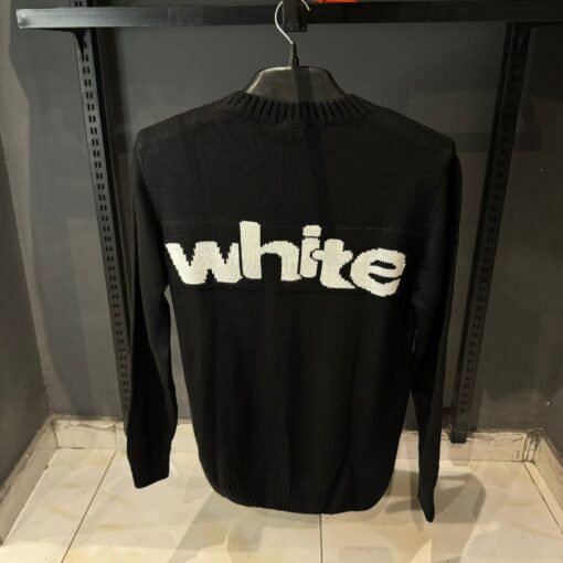 Off White Shared Logo Sweater - Image 2