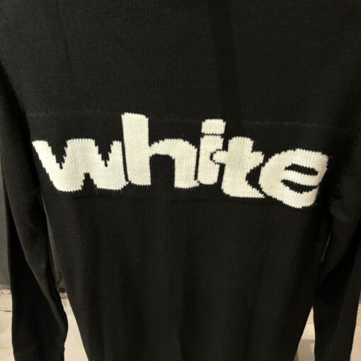 Off White Shared Logo Sweater - Image 3