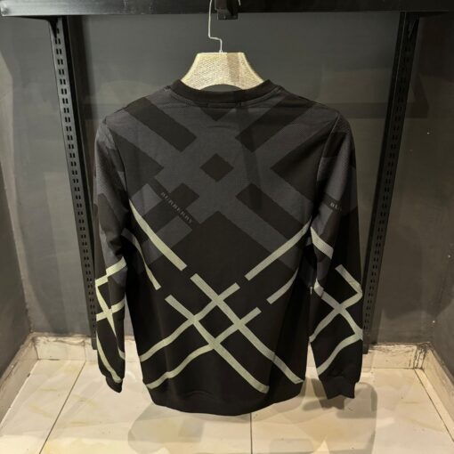 Burberry TShirt Mens Black Cotton With Geometric Print - Image 2