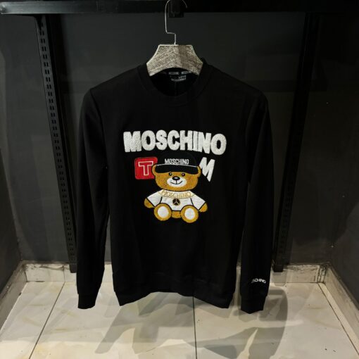 Moschino Teddy Bear Carhartt Black Sweatshirt