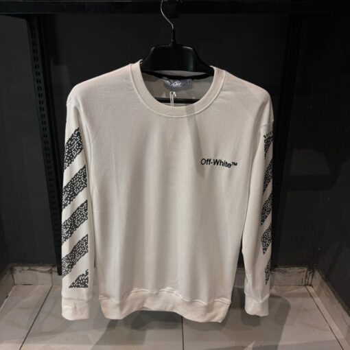 Off white top white sweatshirt