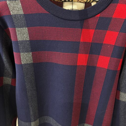 Burberry Vintage Check cardigan Blue Sweater - Image 2