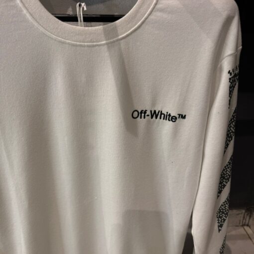 Off white top white sweatshirt - Image 2