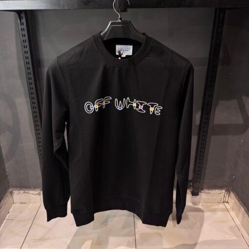 Off White Galaxy Print Sweatshirt