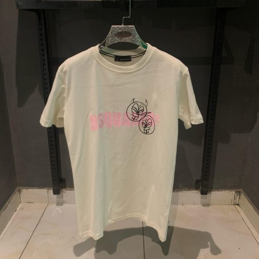 Dsquare Pink letters offwhite Tshirt