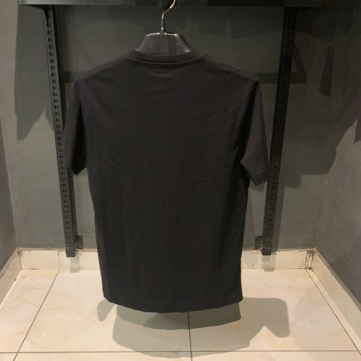 Dior Black TShirt with Colored Logo - Image 2