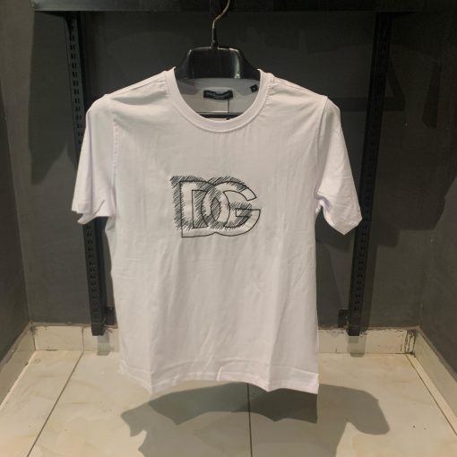 Dolce and Gabbana White TShirt with Front Logo