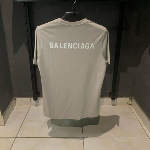 Balenciaga Logo Cotton T-Shirt - Image 2