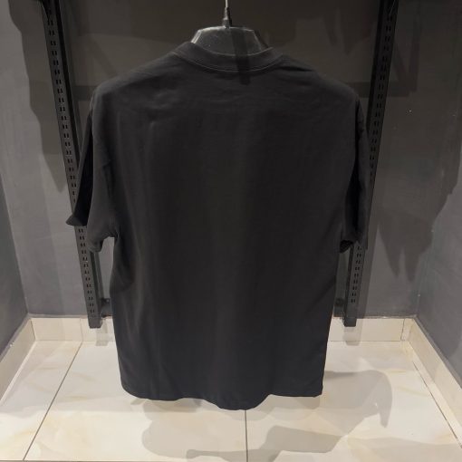 Fendi Black TShirt with Square Logo - Image 4